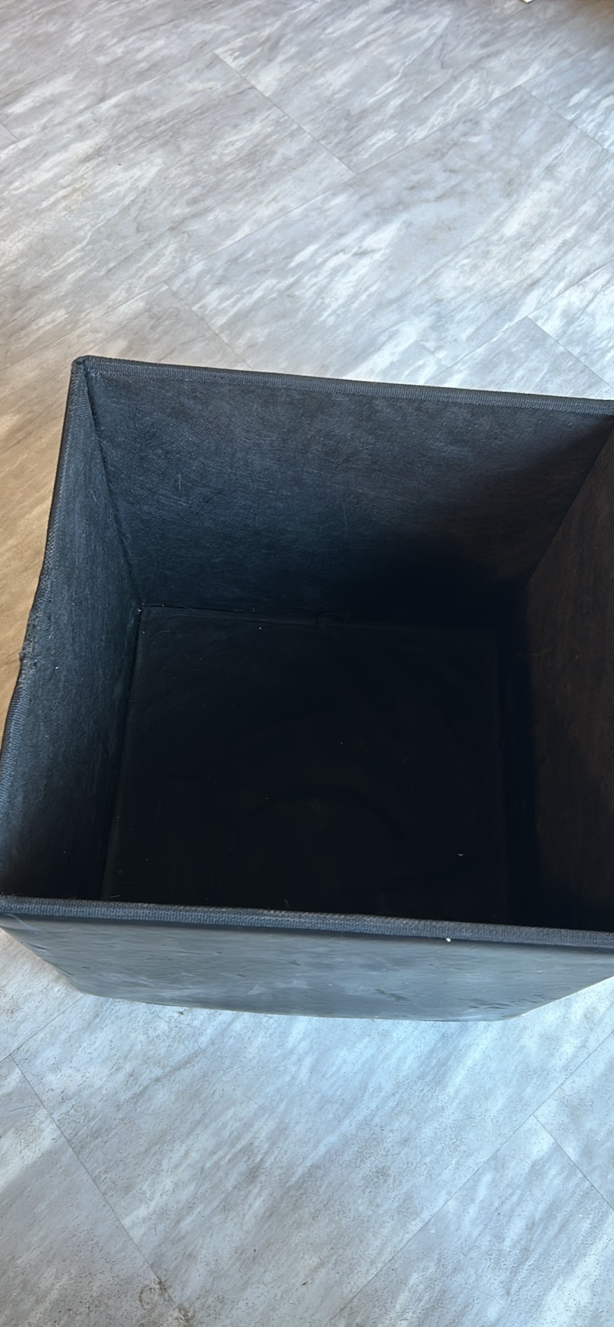 Black Storage Ottoman - photo 2