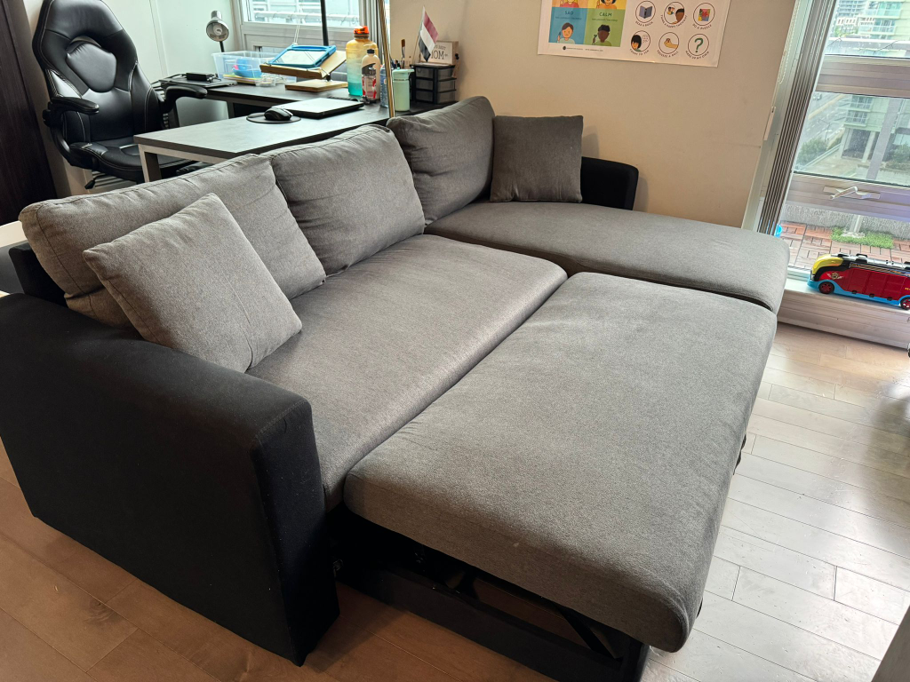 Sectional Couch with Pull-Out Bed - Moving Out Sale! - photo 2