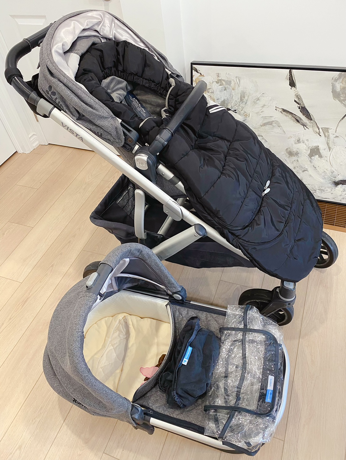 UPPAbaby Vista stroller & Bassinet + All accessories
