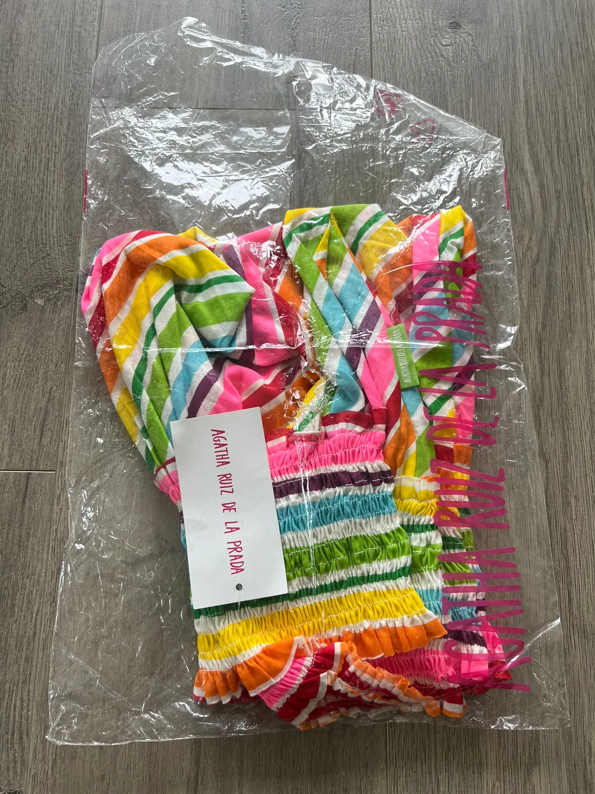 Agatha Ruiz de la Prada Rainbow Striped Maternity Top image indicator(7)