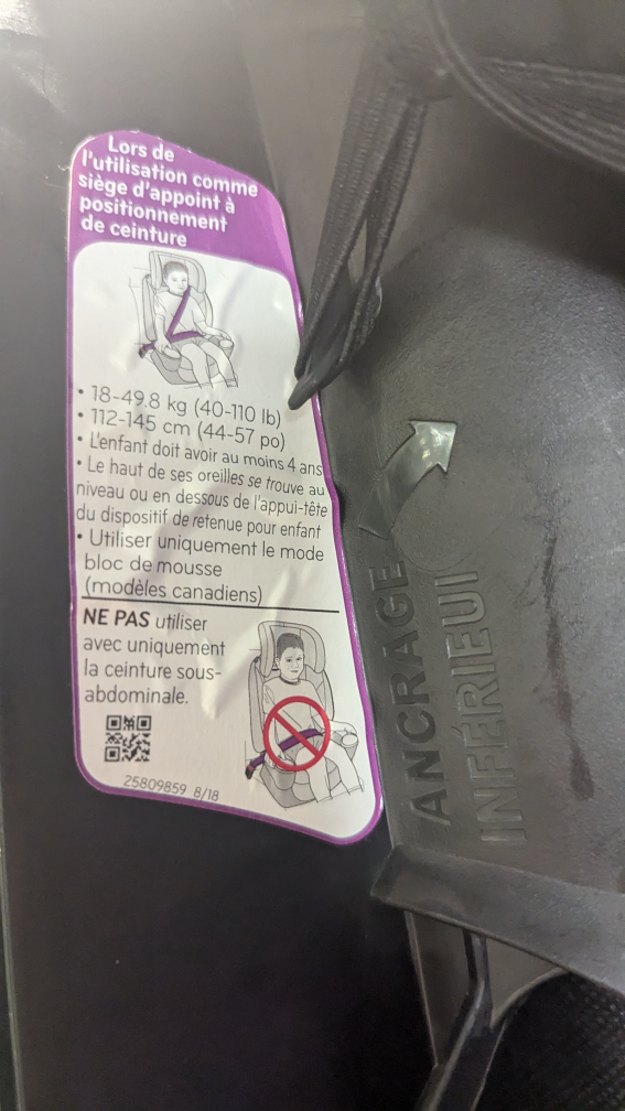 Evenflo car seat - photo 3