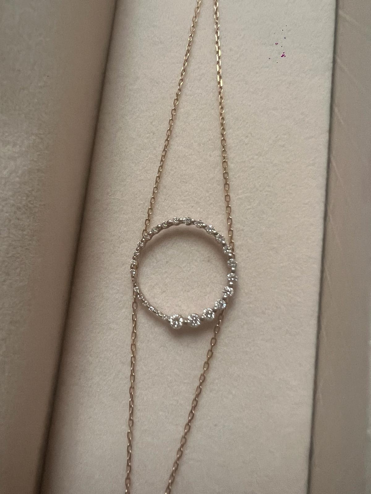 Diamond Circle Bracelet - photo 3