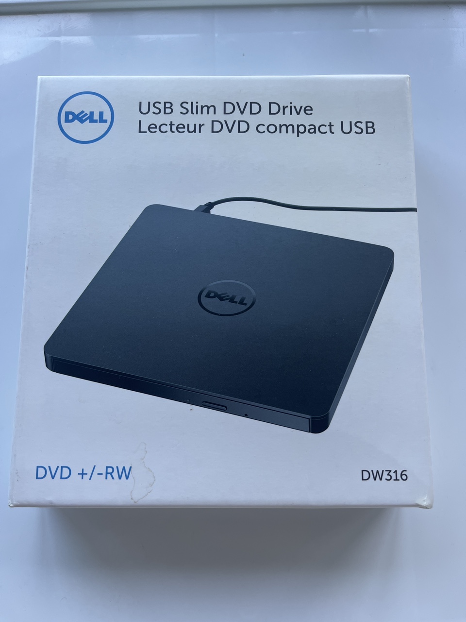 Dell External USB Slim DVD +/-RW Optical Drive DW316