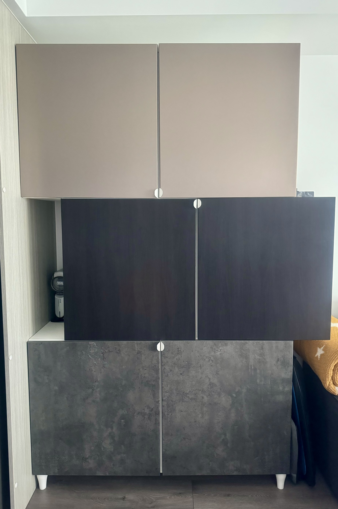 Stackable Closet / Cupboard / Cadenza with shelving, heavy duty