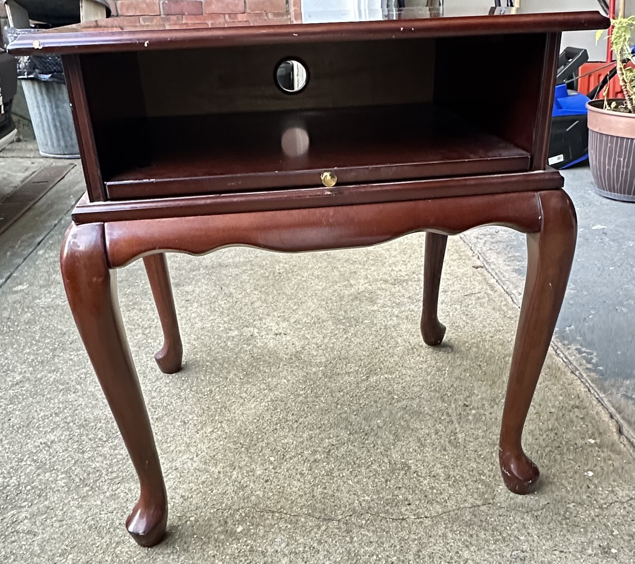 Wood End Table