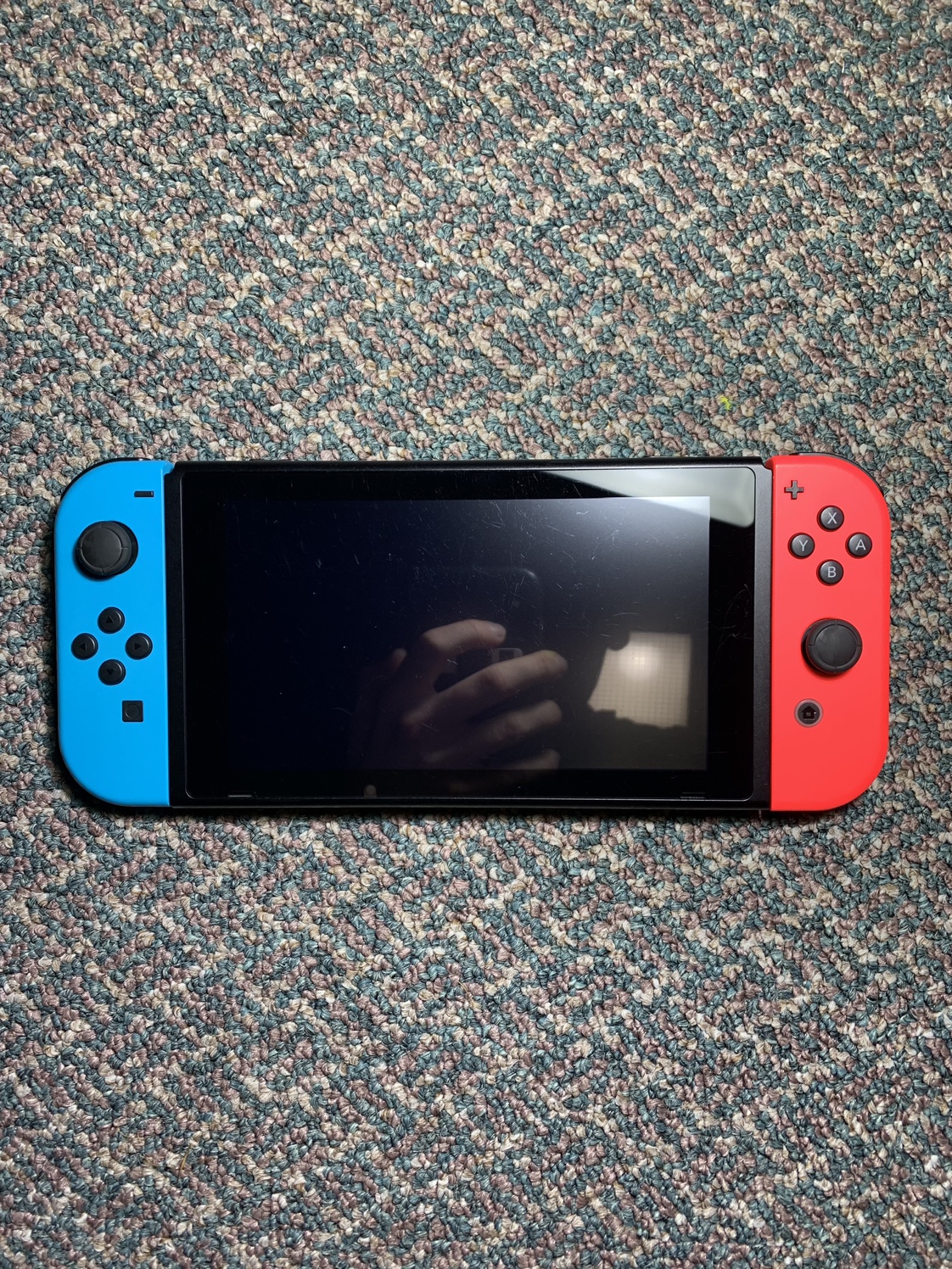 Nintendo Switch Console with Neon Blue and Red Joycons - photo 2