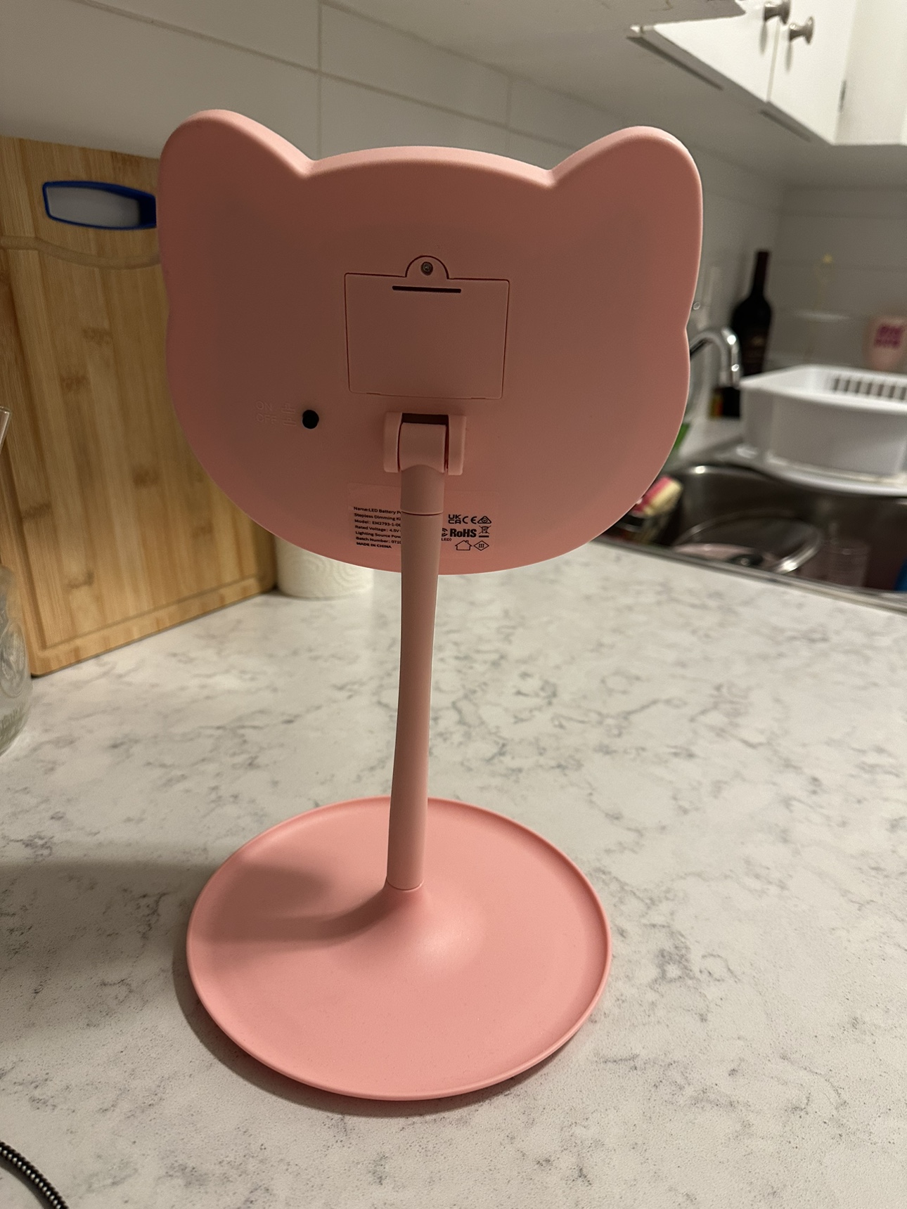 Pink Cat Makeup Mirror - photo 2