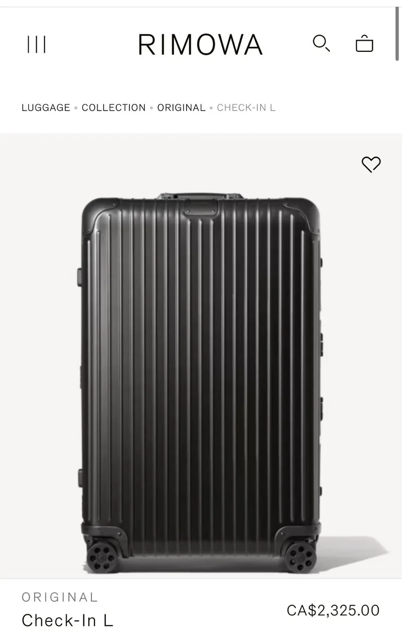 RIMOWA  luxury Suitcase image indicator(10)