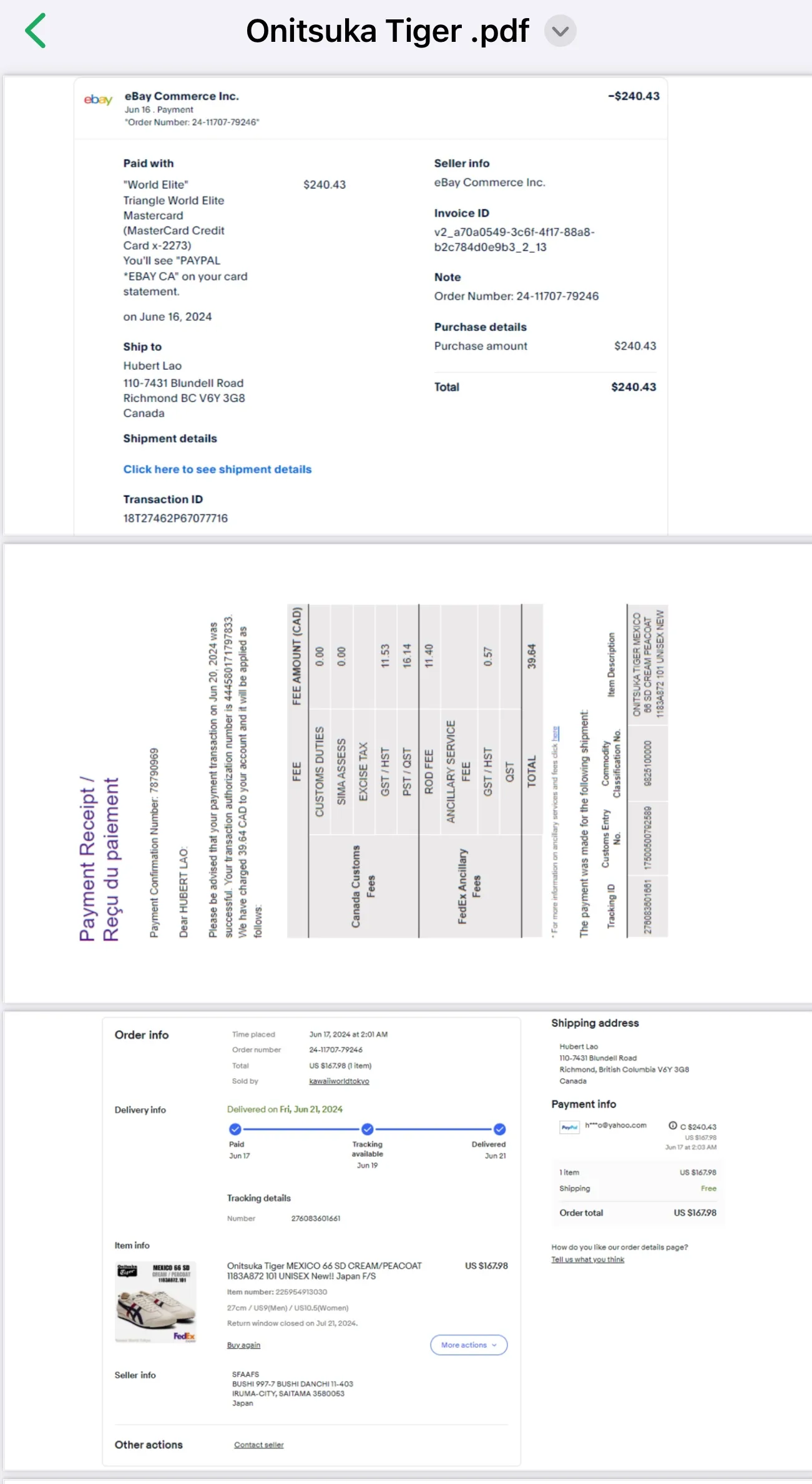 Onitsuka Tiger Mexico 66 SD Cream/Peacoat image indicator(5)