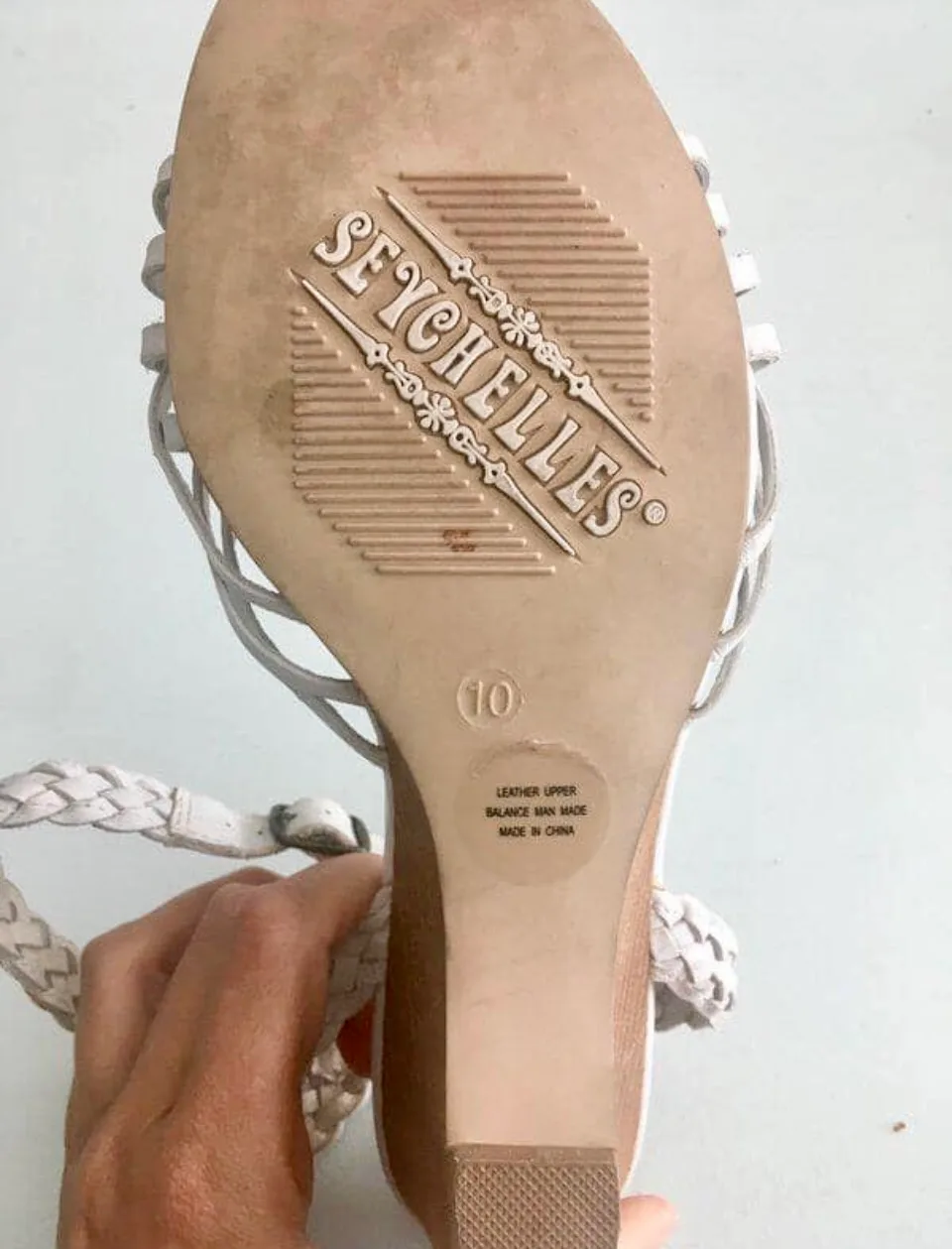 White Braided Wedges image indicator(3)