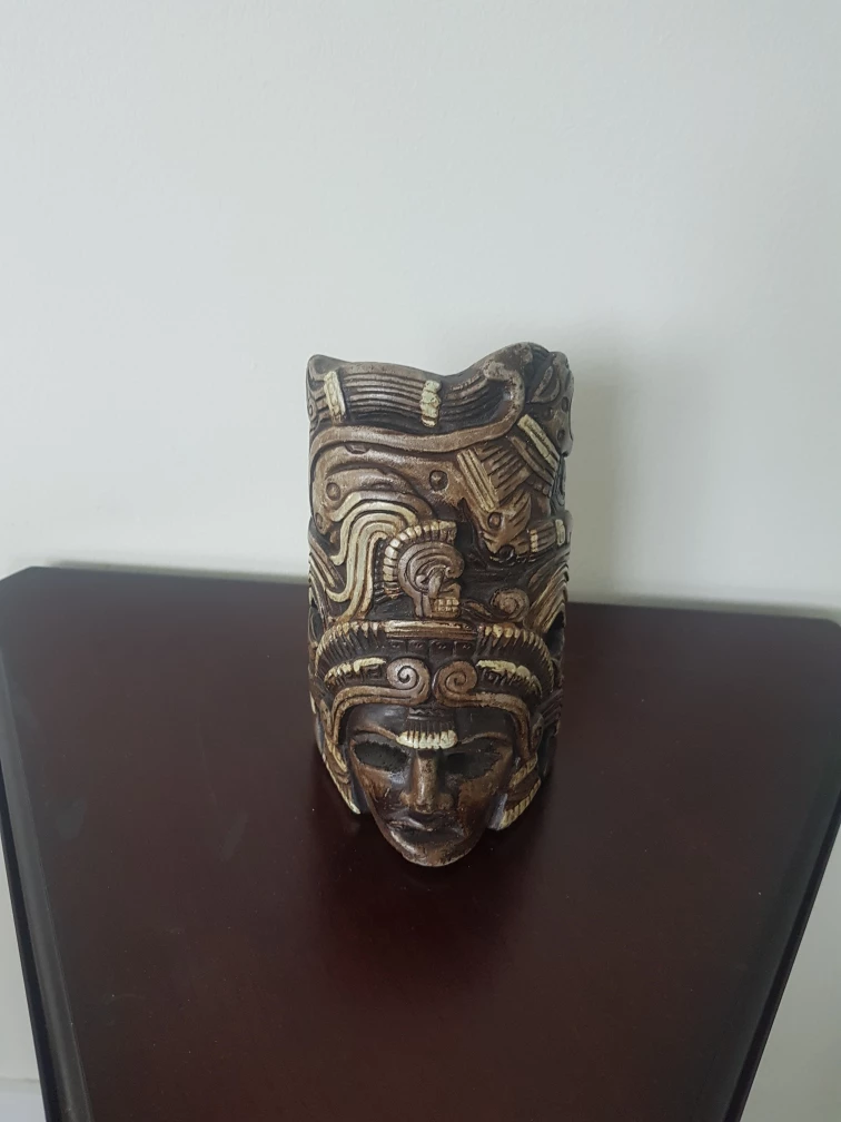 Carved Mayan Mask - photo 2