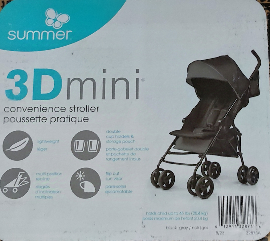 Summer Infant, 3D Mini Convenience Stroller