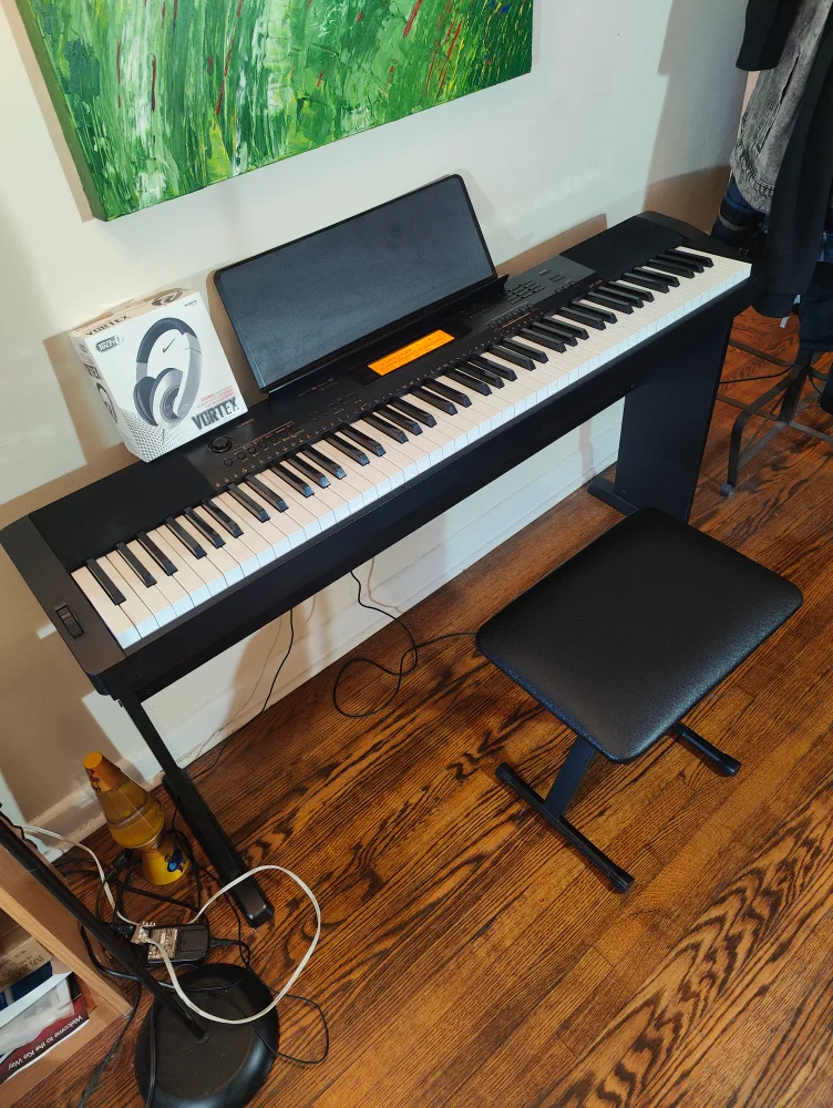 CASIO CDP-230R, 88 fully weighted keys piano like new thumbnail