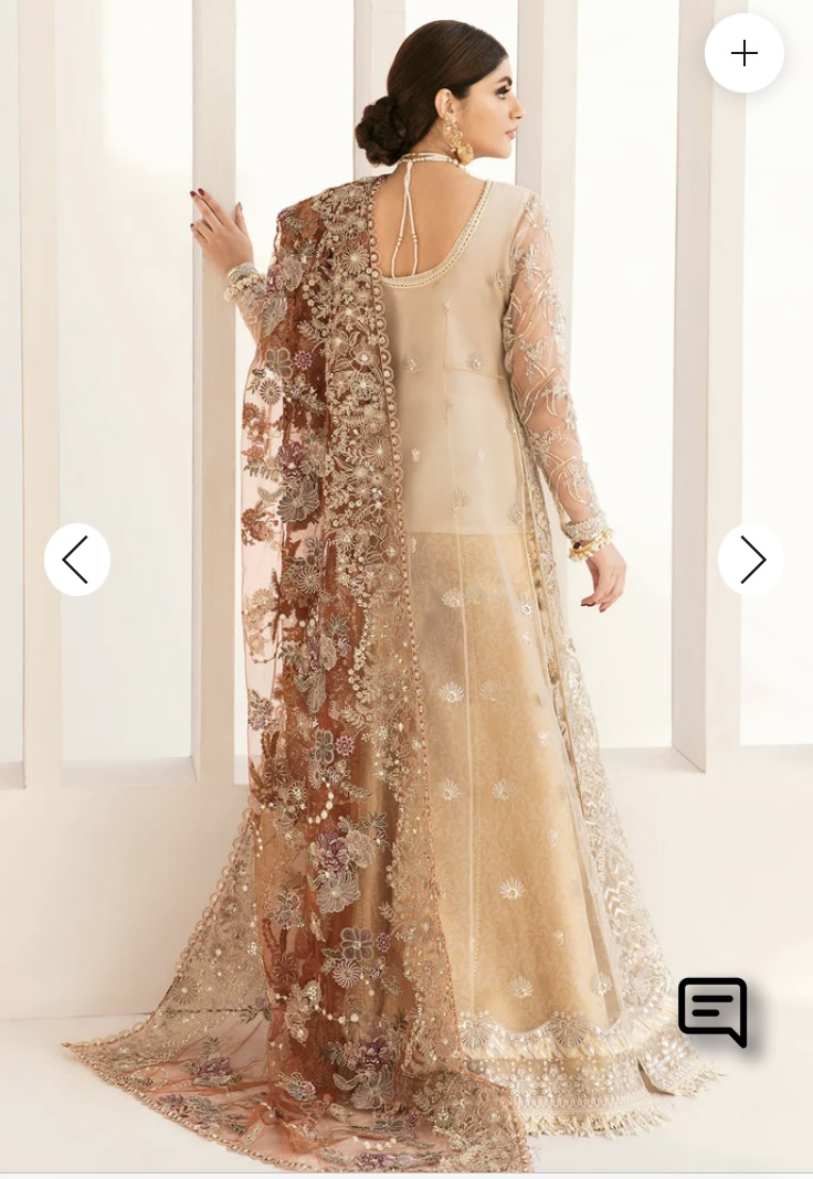 Embroidered 3 pc Net Maxi Dress Imported from Pakistan - photo 3