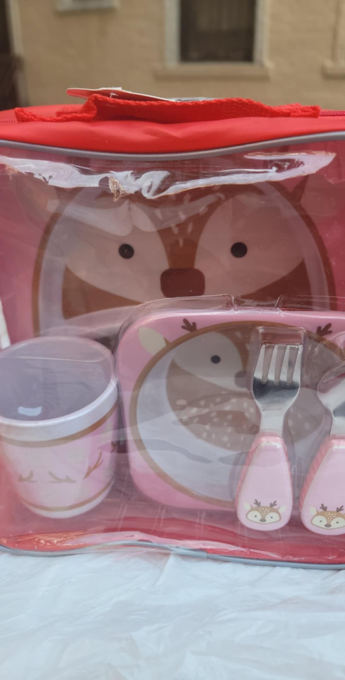 Skip Hop deer winter Mealtime set