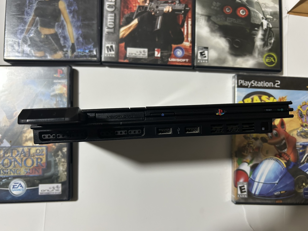 Sony PS2 slim Console with 5 games - photo 3