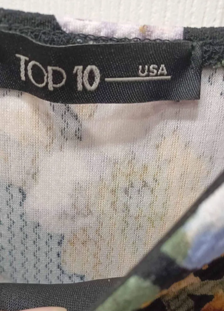 Floral Print Dress with Tag image indicator(2)