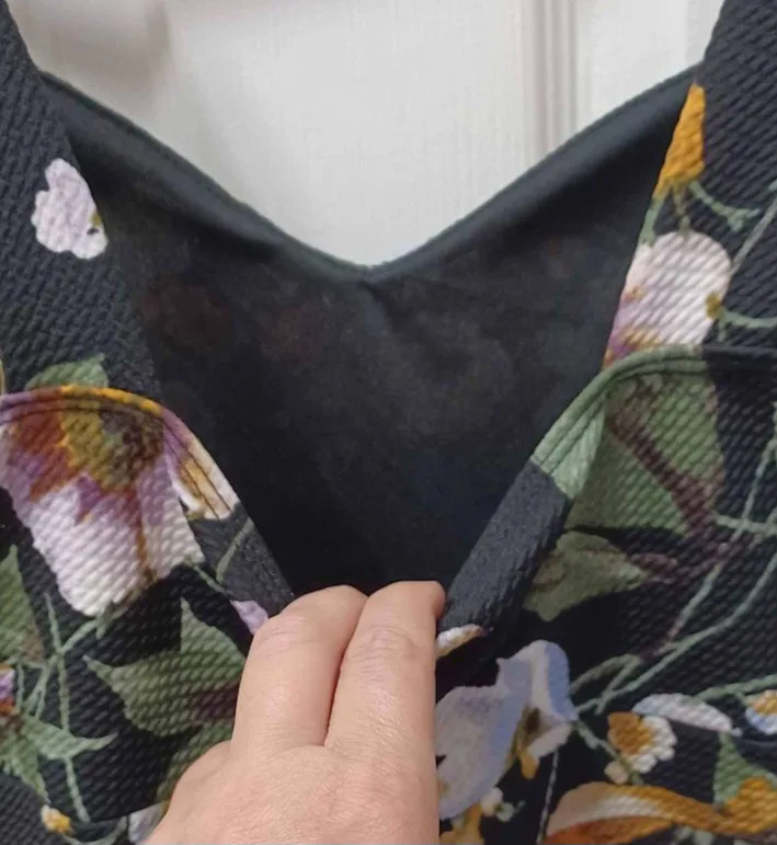 Floral Print Dress with Tag image indicator(3)