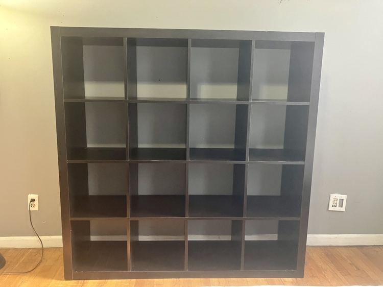 Black-Brown IKEA Kallax Shelf