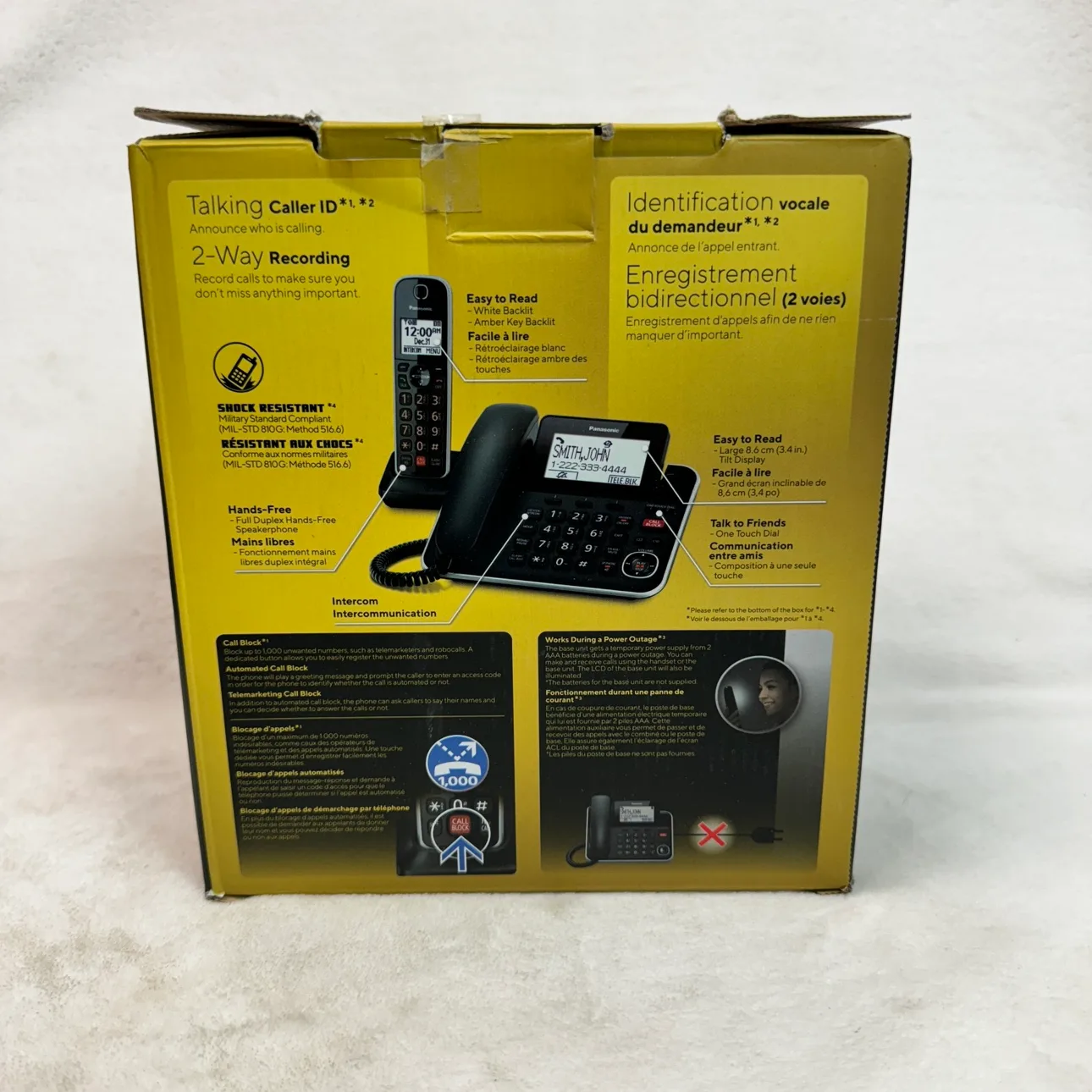 Panasonic KX-TG870C Corded & Cordless Phone image indicator(4)