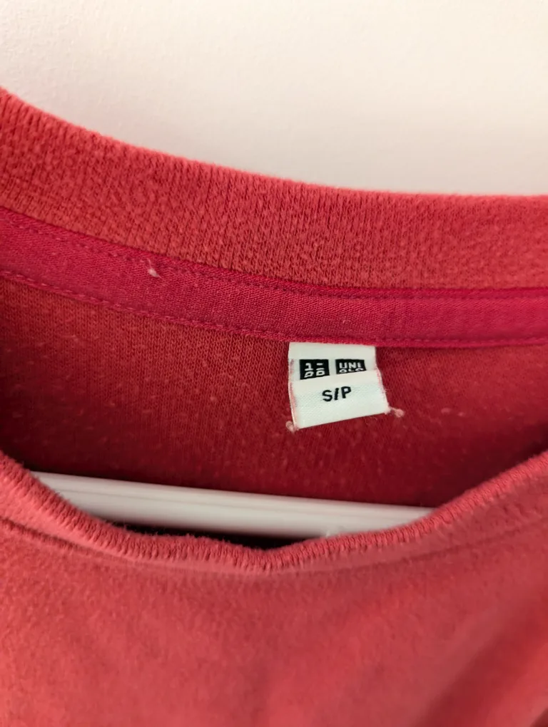 Pink Red Fleece Long Sleeve Top image indicator(6)