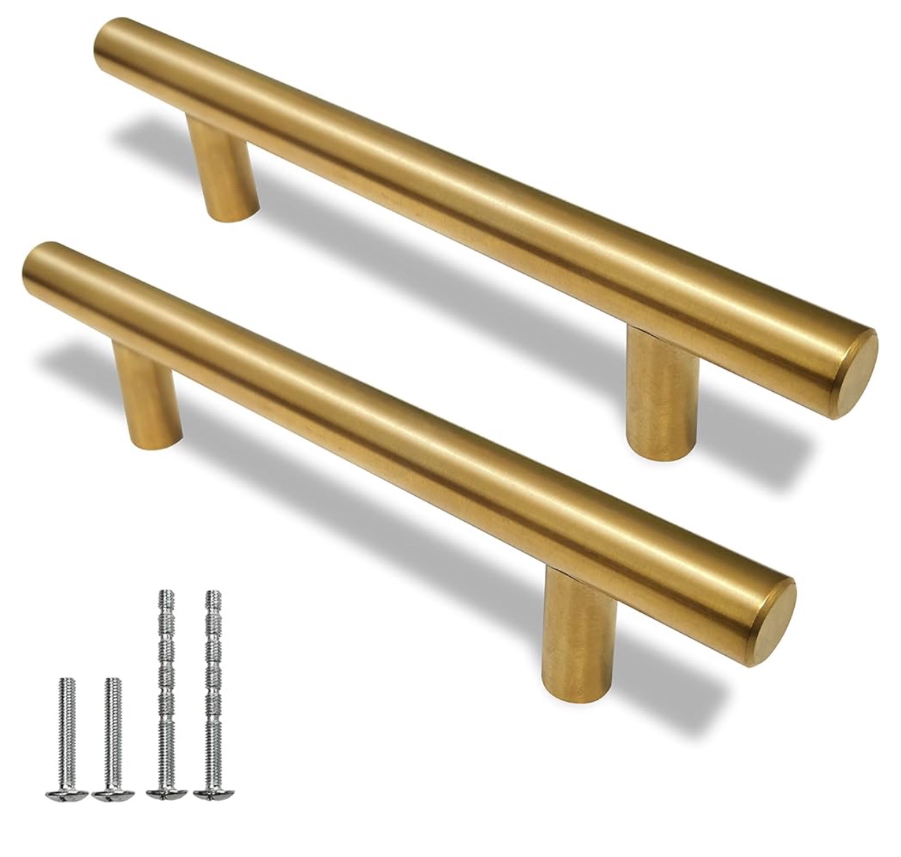 Gold Cabinet Pulls - 6 Inch