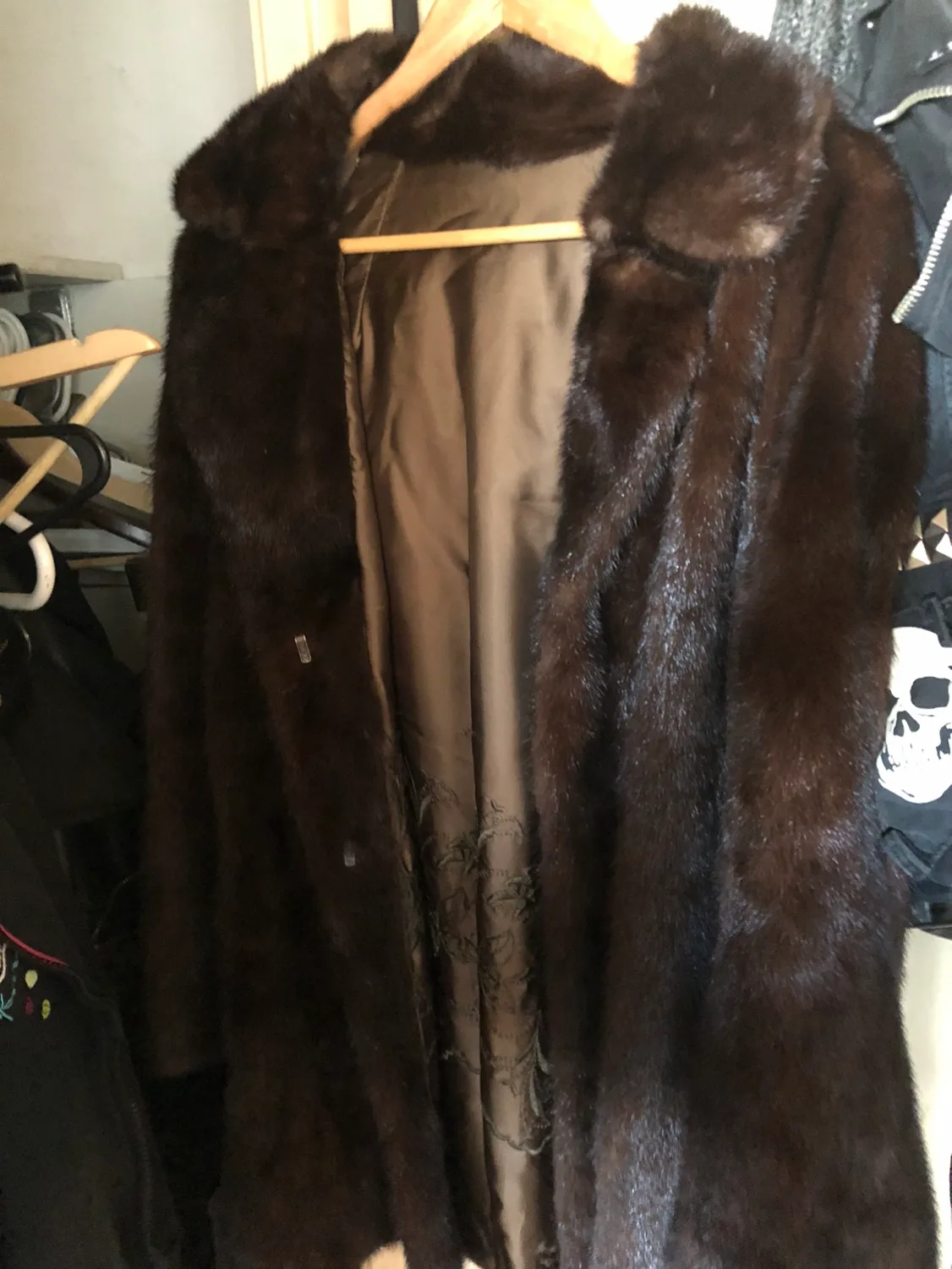 Fur coat size large thumbnail