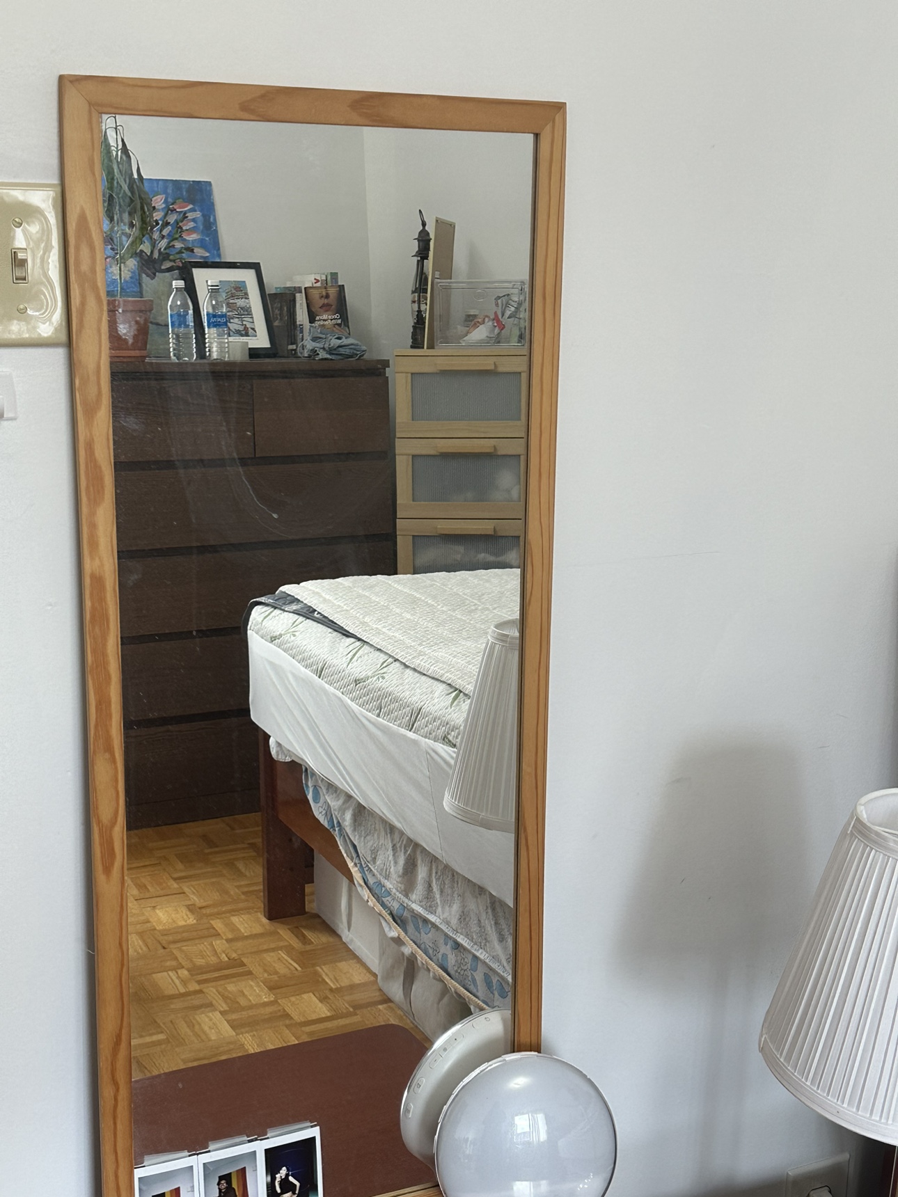 Wooden Framed Mirror