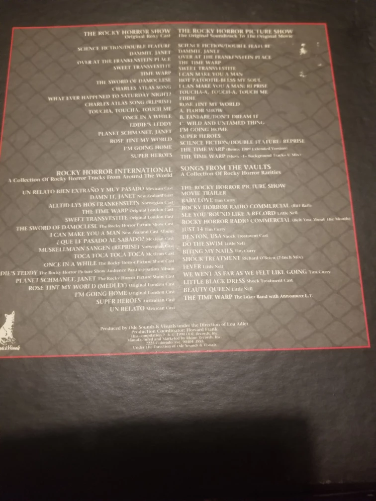 The Rocky Horror Picture Show 15th Anniversary CD Box Set - photo 2