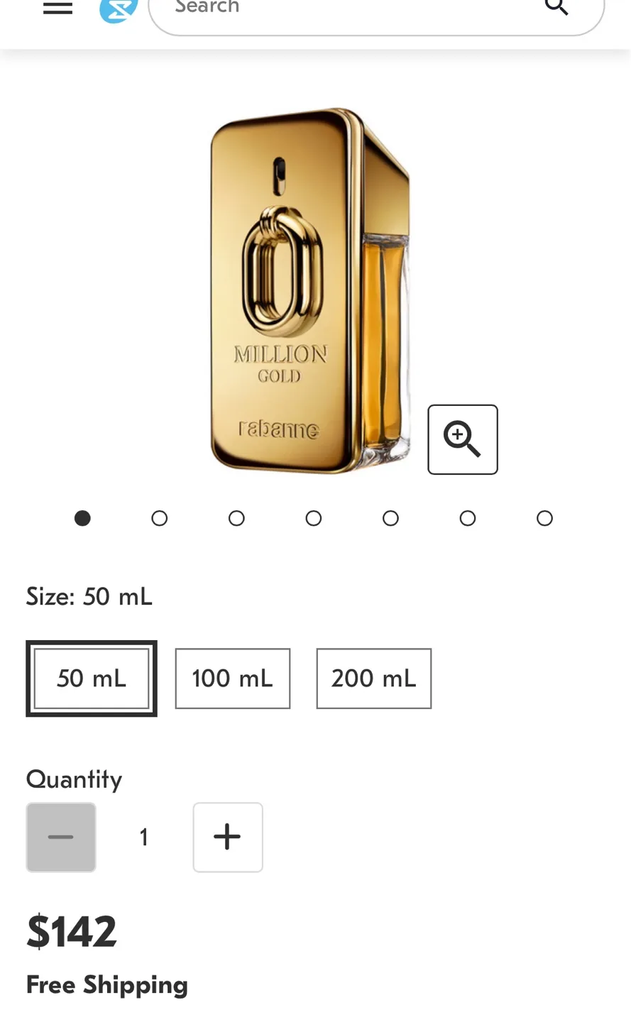Paco Rabanne Lady Million Gold Perfume Sample image indicator(2)