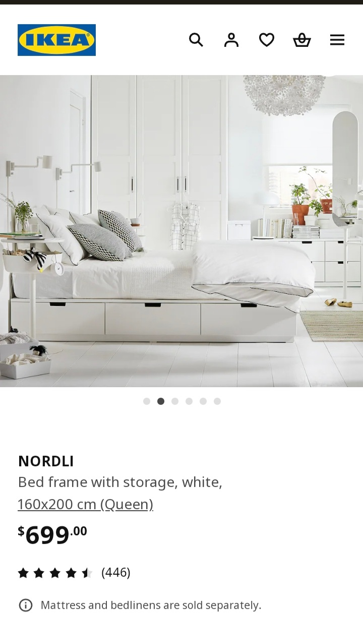 complete bedroom set :queen size bed and nighstands - photo 2