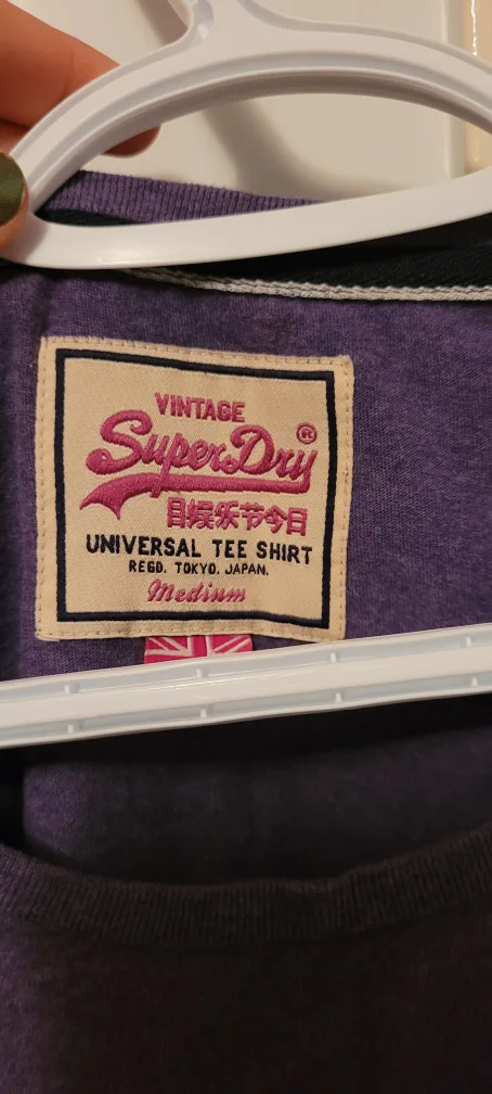Superdry Vintage T-Shirt Purple Size Medium image indicator(2)