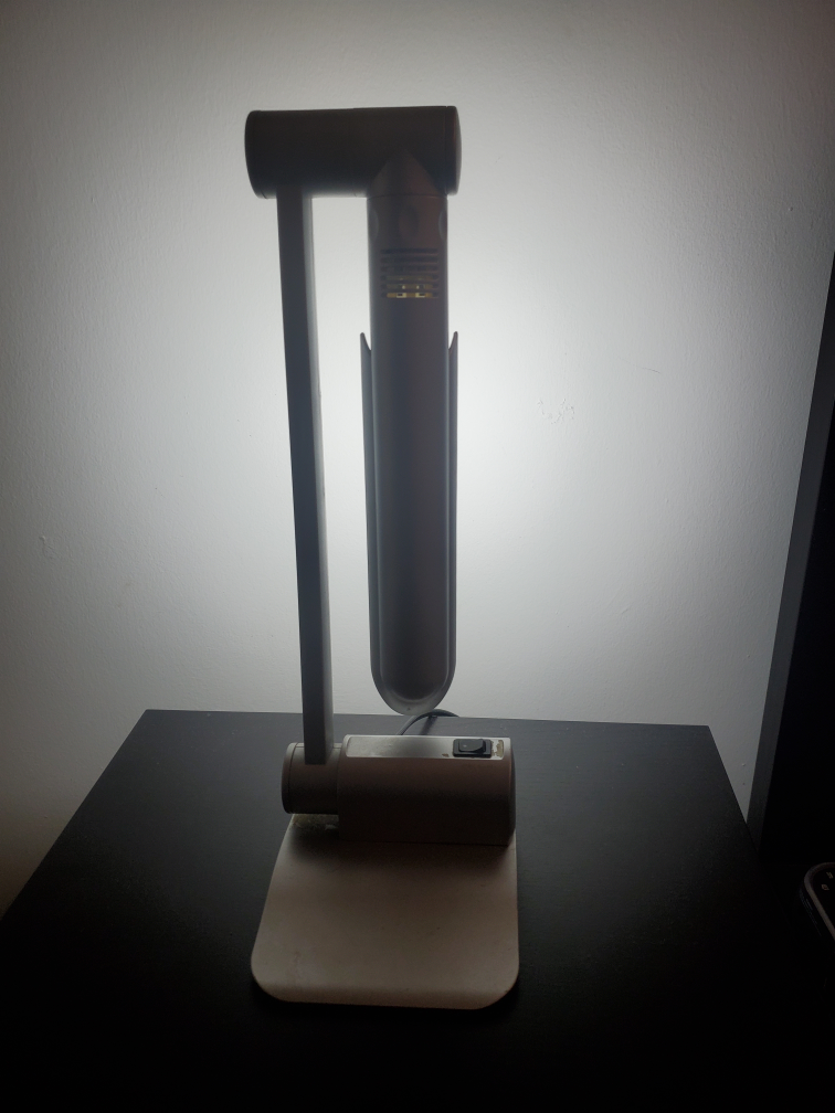 Silver Desk Lamp with Folding Arm - photo 5