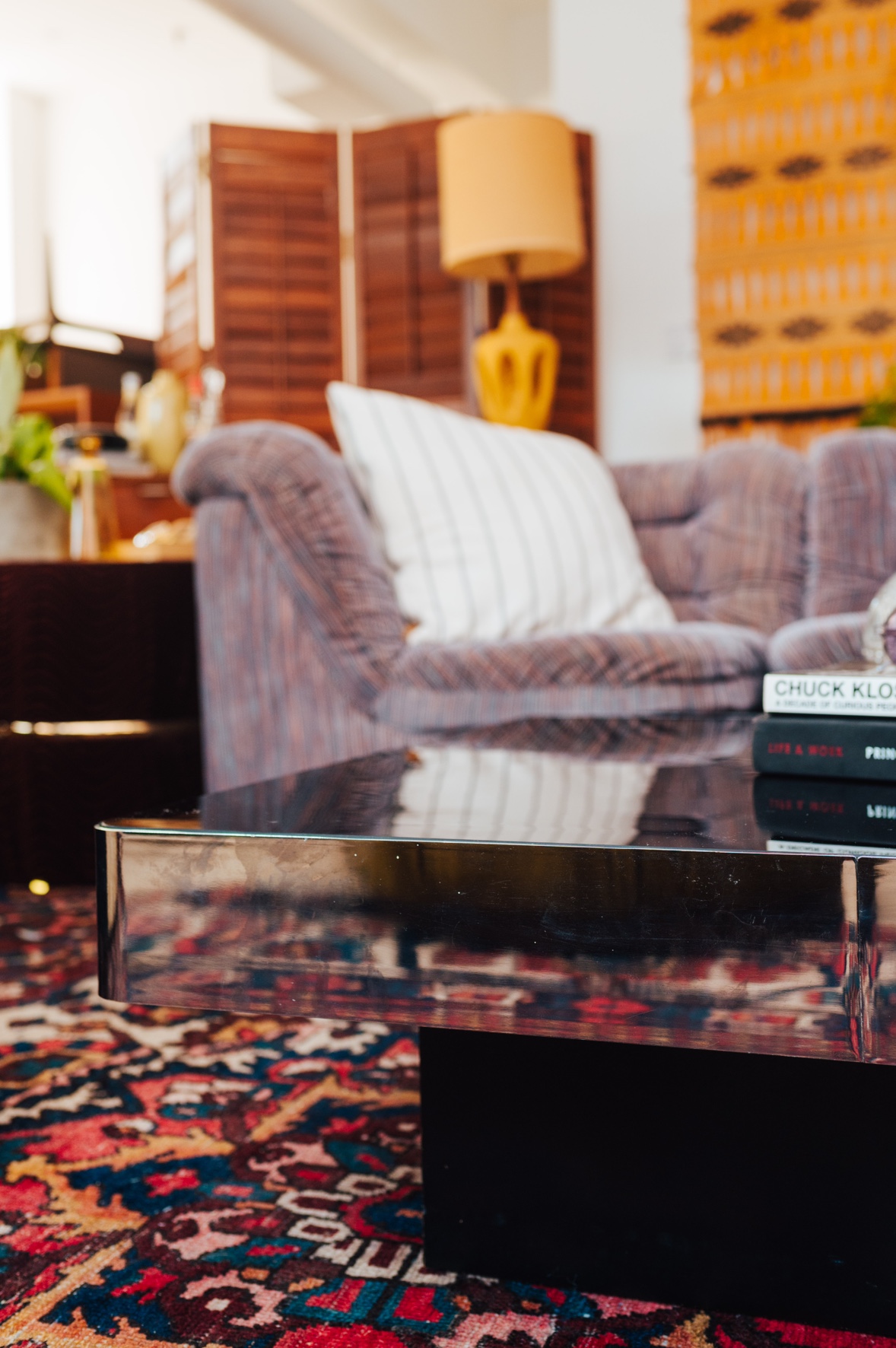 Post Modern Black Glass Low Profile Coffee Table - photo 5
