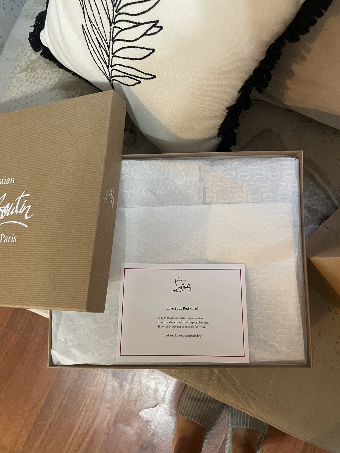 Versace and Christian Louboutin Empty Shoe Boxes - photo 4