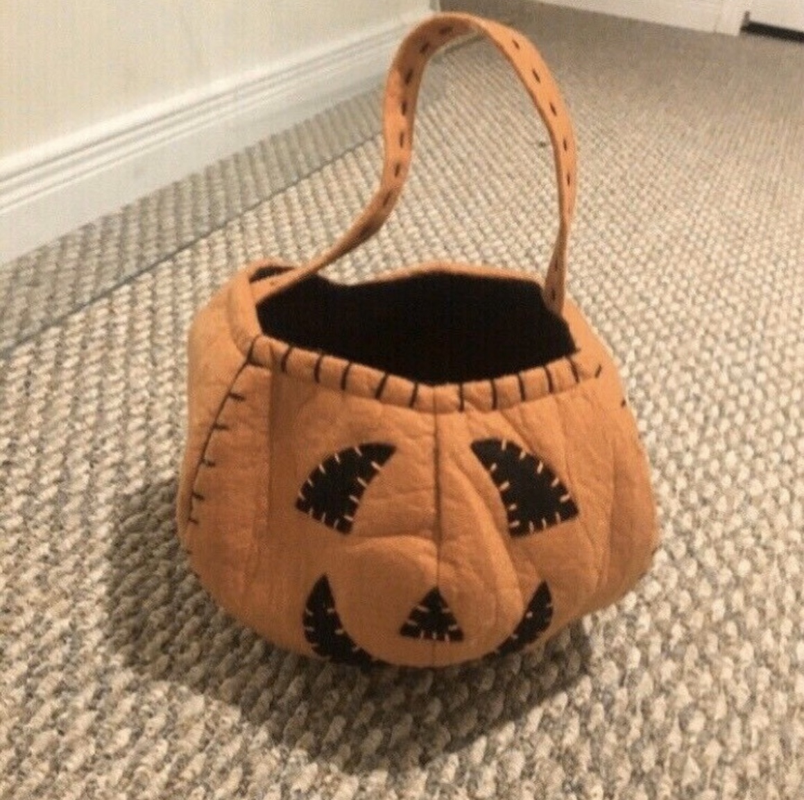 Pottery Barn kids pumpkin Halloween bag - photo 2