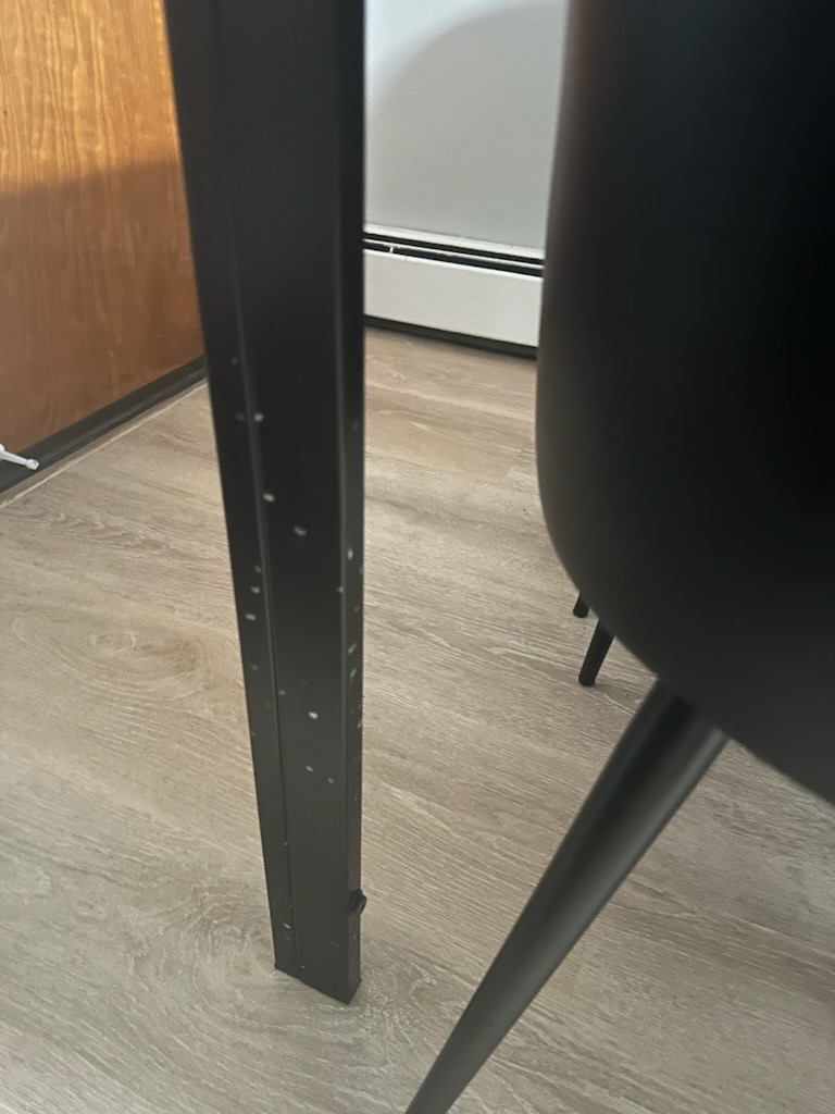 Black Glass Dining Table and 4 Chairs - photo 3