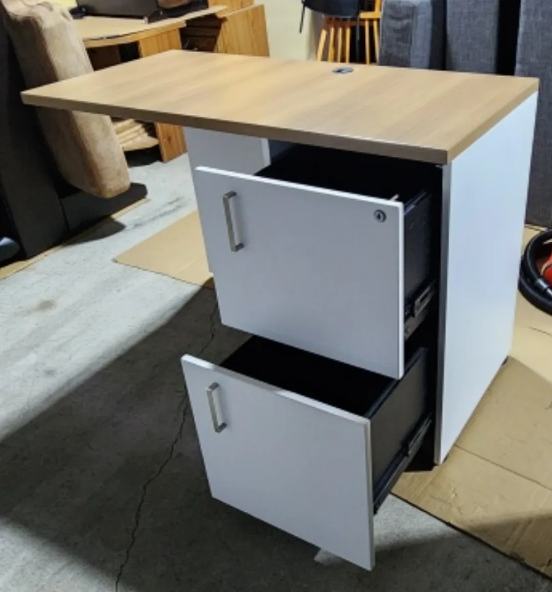 White Study Table , Office Desk Table , Computer Desk image indicator(3)