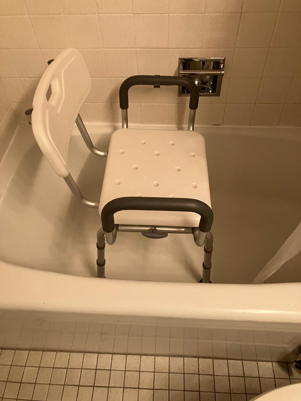 Bath Bench with Back - photo 4