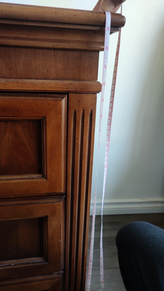 Wooden Dresser with Mirror - photo 4