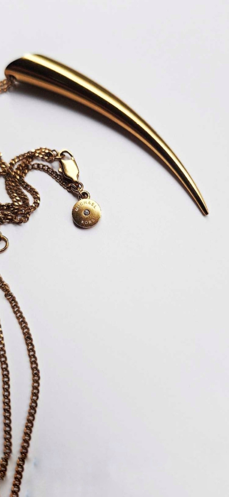 Michael Kors Gold Horn Necklace - photo 2