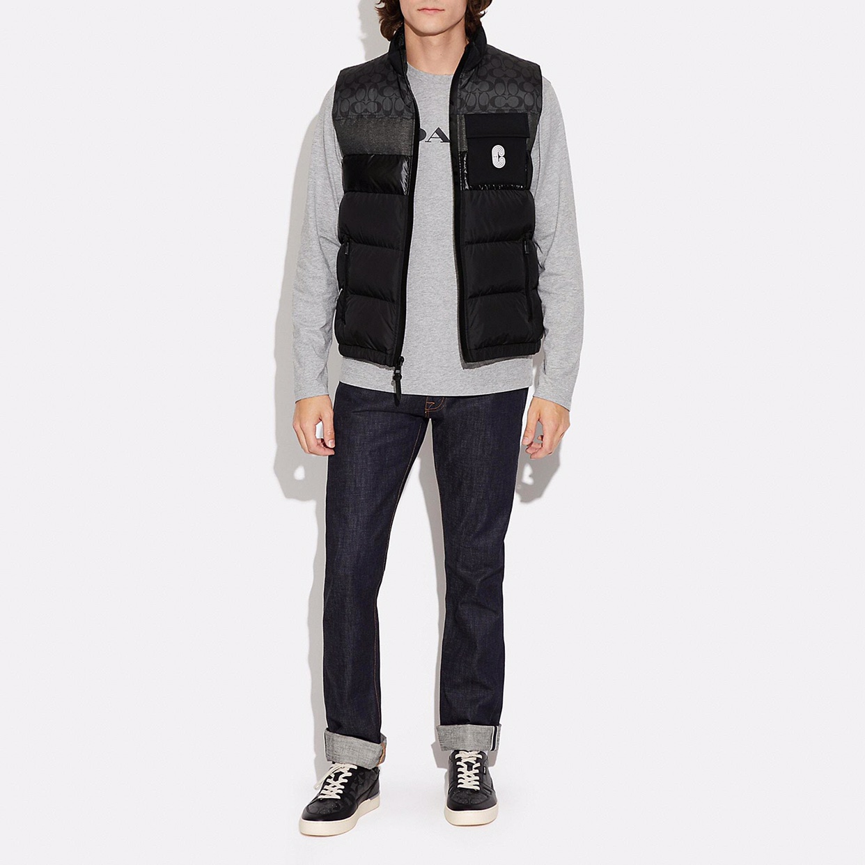 COACH Signature Down Puffer Vest - photo 3