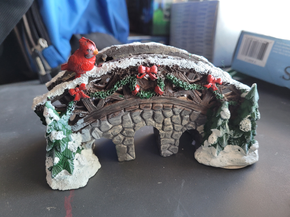 Christmas Bridge. Great addition to your Christmas Village - photo 2