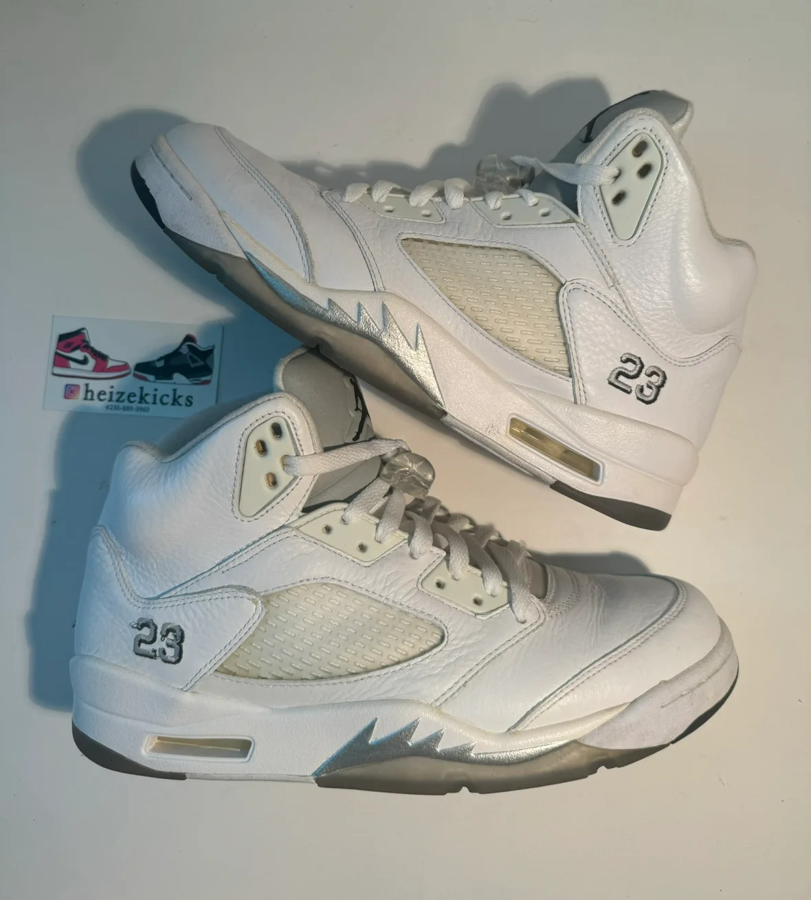 Jordan 5 Metallic Silver size 9.5 thumbnail