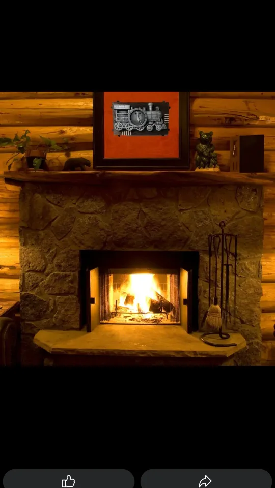 A Classic Train Engine Embellished in Wood image indicator(5)