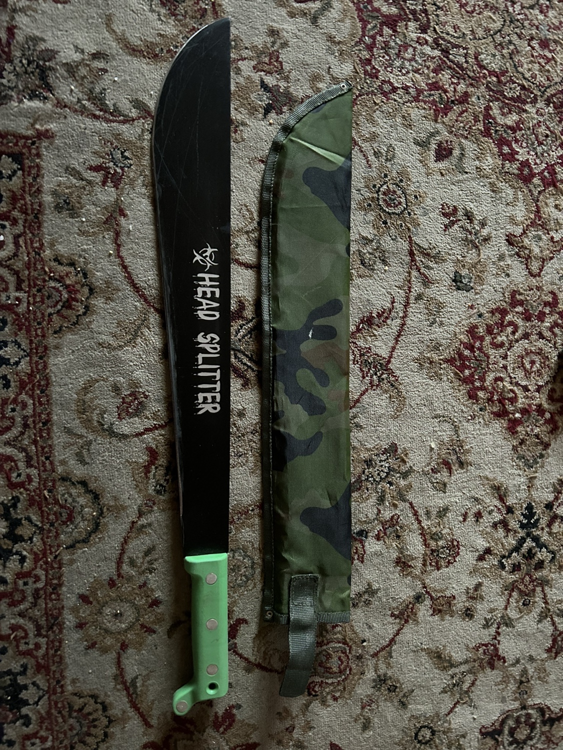 Head Splitter Machete with Sheath
