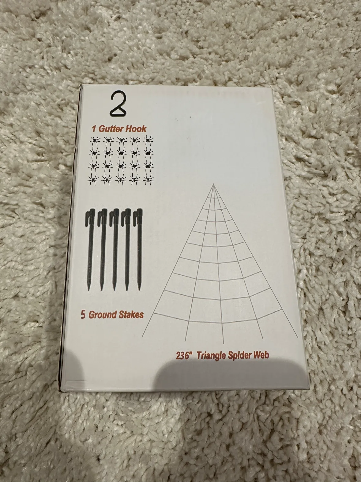 giant Purple LED Spider Web Halloween Decor (brand new) image indicator(6)