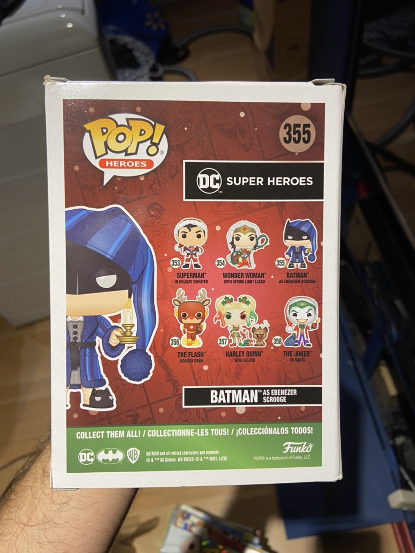 Funko Pop! Heroes Batman as Ebenezer Scrooge Vinyl Figure - photo 3