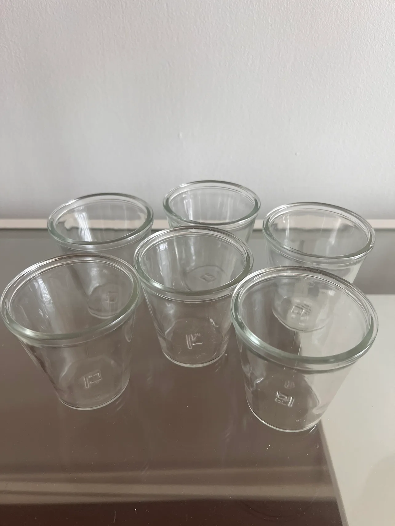 Set of 6 Small Glass Containers thumbnail