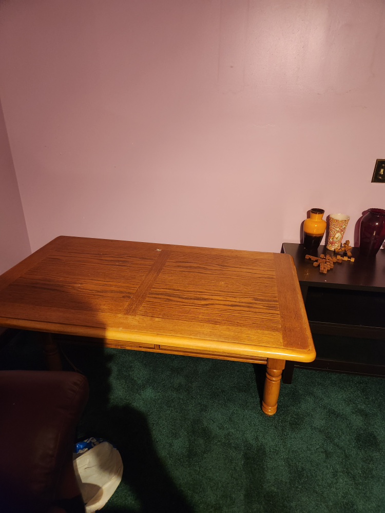 Oak Coffee Table with Storage